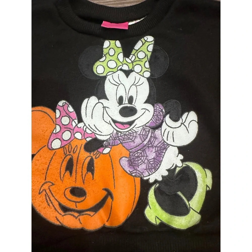 Disney NWT halloween Minnie‎ Mouse sweats outfit 12 months